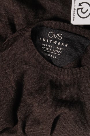 Мъжки пуловер Oviesse, Размер S, Цвят Кафяв, Цена 29,00 лв.