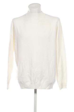 Мъжки пуловер Pull&Bear, Размер XL, Цвят Бял, Цена 17,94 лв.
