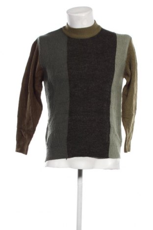 Мъжки пуловер Pull&Bear, Размер S, Цвят Зелен, Цена 10,15 лв.