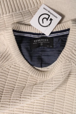 Pánsky sveter  Reserved, Veľkosť S, Farba Kremová, Cena  14,83 €