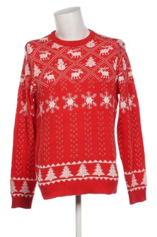 Ανδρικό πουλόβερ SUPPLY PROJECT, Μέγεθος XL, Χρώμα Κόκκινο, Τιμή 10,67 €
