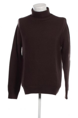 Мъжки пуловер Selected Homme, Размер L, Цвят Кафяв, Цена 17,68 лв.