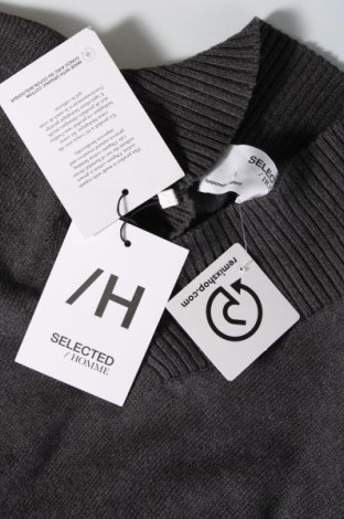 Ανδρικό πουλόβερ Selected Homme, Μέγεθος L, Χρώμα Γκρί, Τιμή 16,47 €