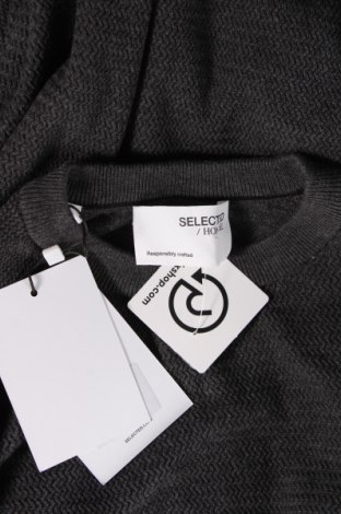Мъжки пуловер Selected Homme, Размер S, Цвят Сив, Цена 23,80 лв.