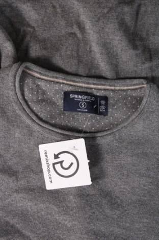 Ανδρικό πουλόβερ Springfield, Μέγεθος S, Χρώμα Γκρί, Τιμή 8,76 €