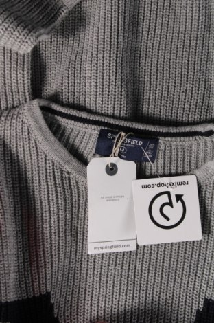 Pánsky sveter  Springfield, Veľkosť M, Farba Sivá, Cena  8,76 €
