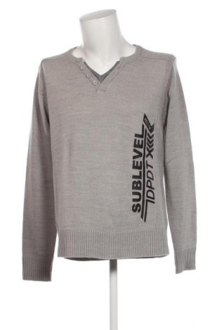 Мъжки пуловер Sublevel, Размер XL, Цвят Сив, Цена 5,87 лв.