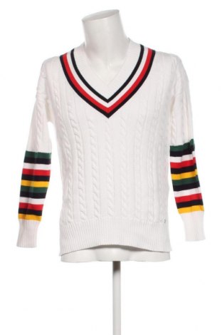 Мъжки пуловер Tommy Hilfiger, Размер M, Цвят Бял, Цена 85,95 лв.