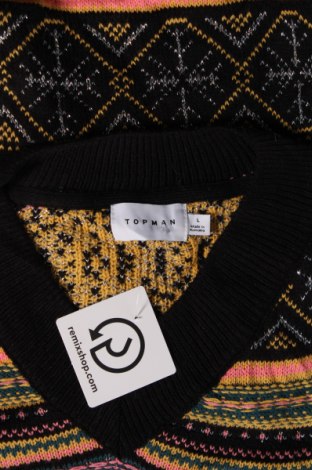 Мъжки пуловер Topman, Размер L, Цвят Многоцветен, Цена 11,52 лв.