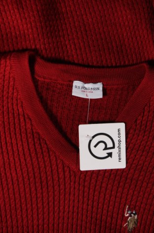 Herrenpullover U.S. Polo Assn., Größe L, Farbe Rot, Preis € 13,78