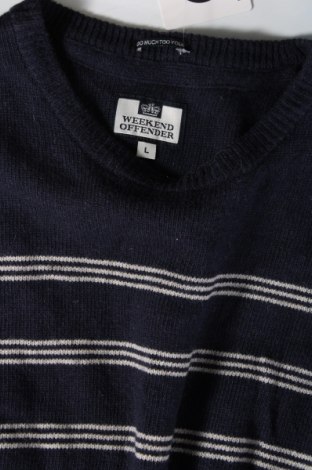 Мъжки пуловер Weekend Offender, Размер L, Цвят Син, Цена 37,40 лв.