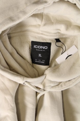 Herren Sweatshirt ICONO, Größe XL, Farbe Beige, Preis 8,07 €