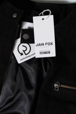 Pánska kožená bunda  Dan Fox X About You, Veľkosť XL, Farba Čierna, Cena  141,96 €