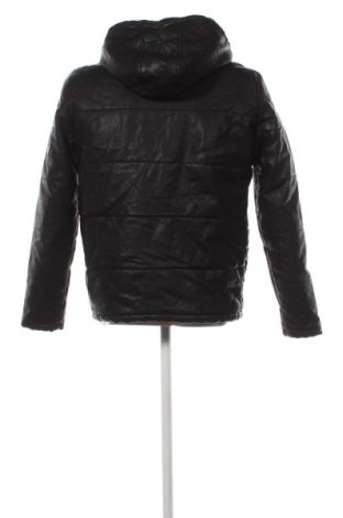 Ανδρικό δερμάτινο μπουφάν Originals By Jack & Jones, Μέγεθος L, Χρώμα Μαύρο, Τιμή 42,60 €