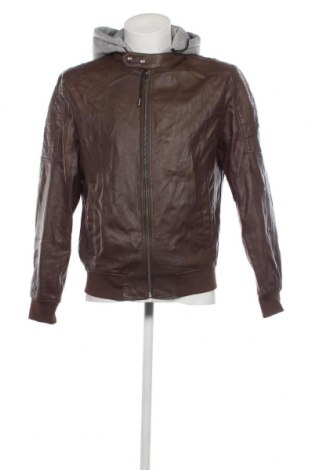 Pánska kožená bunda  Zara, Veľkosť L, Farba Hnedá, Cena  13,15 €