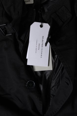 Palton de bărbați Selected Homme, Mărime L, Culoare Negru, Preț 129,08 Lei