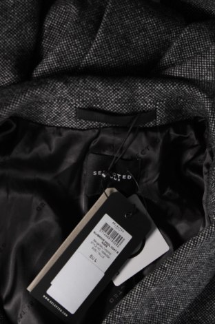 Pánsky kabát  Selected Homme, Veľkosť L, Farba Sivá, Cena  60,86 €