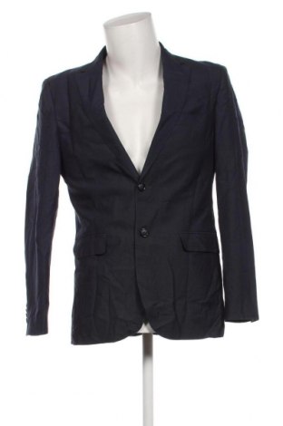Ανδρικό σακάκι Dressmann, Μέγεθος M, Χρώμα Μπλέ, Τιμή 5,59 €