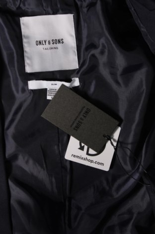 Ανδρικό σακάκι Only & Sons, Μέγεθος L, Χρώμα Μπλέ, Τιμή 13,35 €