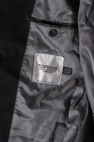 Мъжко сако Topman, Размер S, Цвят Черен, Цена 10,32 лв.