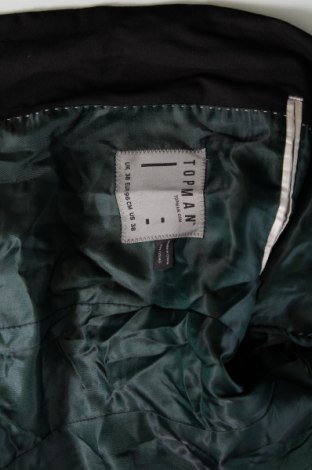 Ανδρικό σακάκι Topman, Μέγεθος M, Χρώμα Μαύρο, Τιμή 26,60 €