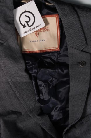 Herren Sakko Zara Man, Größe M, Farbe Grau, Preis 7,33 €