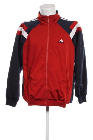 Мъжко спортно горнище Adidas, Размер M, Цвят Червен, Цена 54,00 лв.
