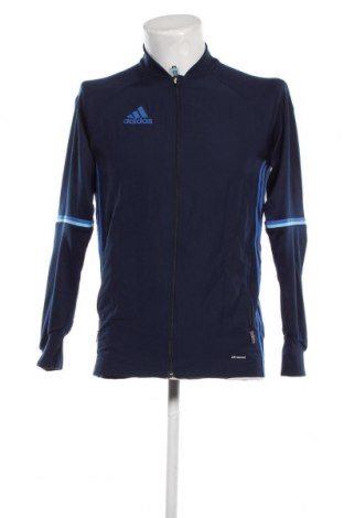 Ανδρική αθλητική ζακέτα Adidas, Μέγεθος S, Χρώμα Μπλέ, Τιμή 30,06 €