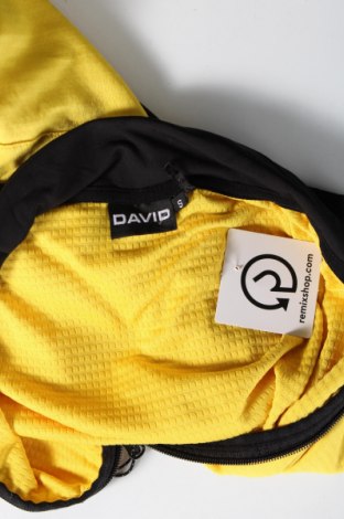 Ανδρική αθλητική ζακέτα DAVID, Μέγεθος S, Χρώμα Κίτρινο, Τιμή 24,12 €