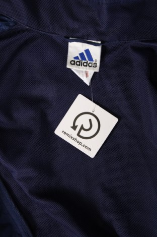 Ανδρικό αθλητικό μπουφάν Adidas, Μέγεθος L, Χρώμα Μπλέ, Τιμή 38,64 €