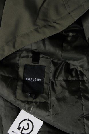 Мъжко яке Only & Sons, Размер XL, Цвят Зелен, Цена 16,82 лв.