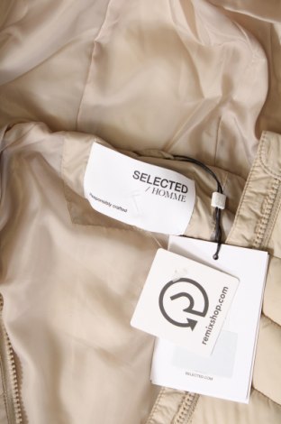 Pánska bunda  Selected Homme, Veľkosť L, Farba Béžová, Cena  77,32 €