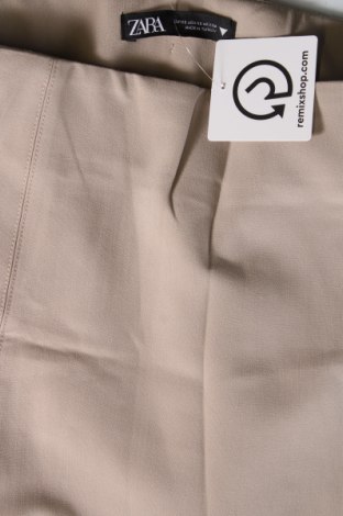 Fustă Zara, Mărime XS, Culoare Bej, Preț 65,79 Lei