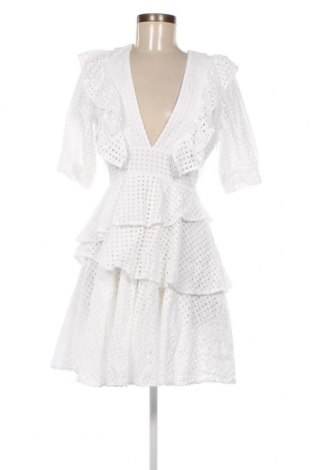 Kleid Silvian Heach, Größe L, Farbe Weiß, Preis € 54,13