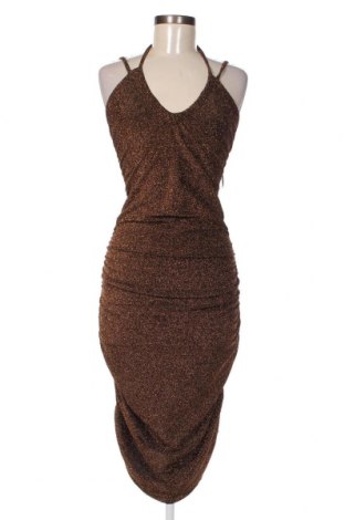 Kleid Zara, Größe M, Farbe Golden, Preis 12,23 €