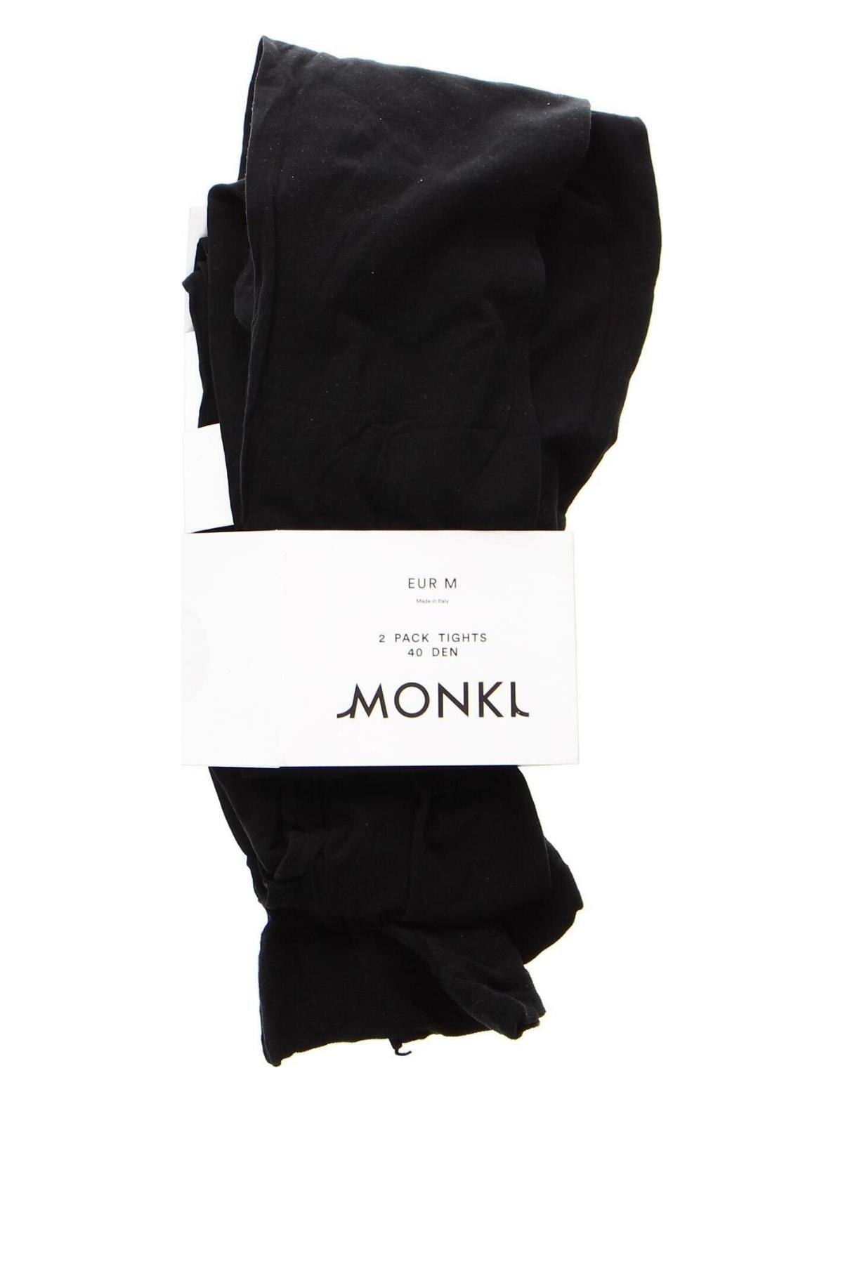 Чорапогащник Monki, Размер M, Цвят Черен, Цена 29,00 лв.