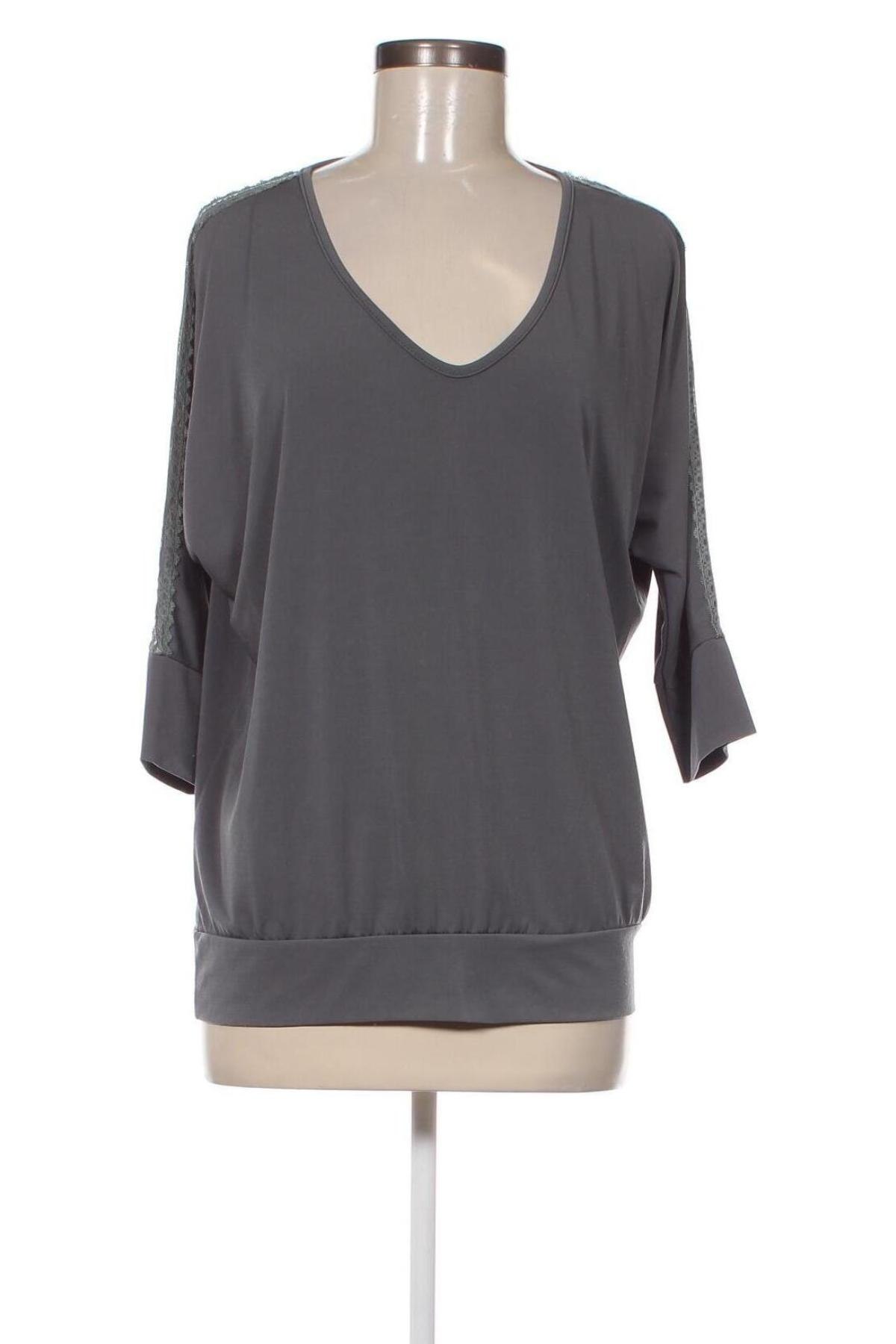 Γυναικεία μπλούζα Amelie & Amelie, Μέγεθος L, Χρώμα Γκρί, Τιμή 7,67 €