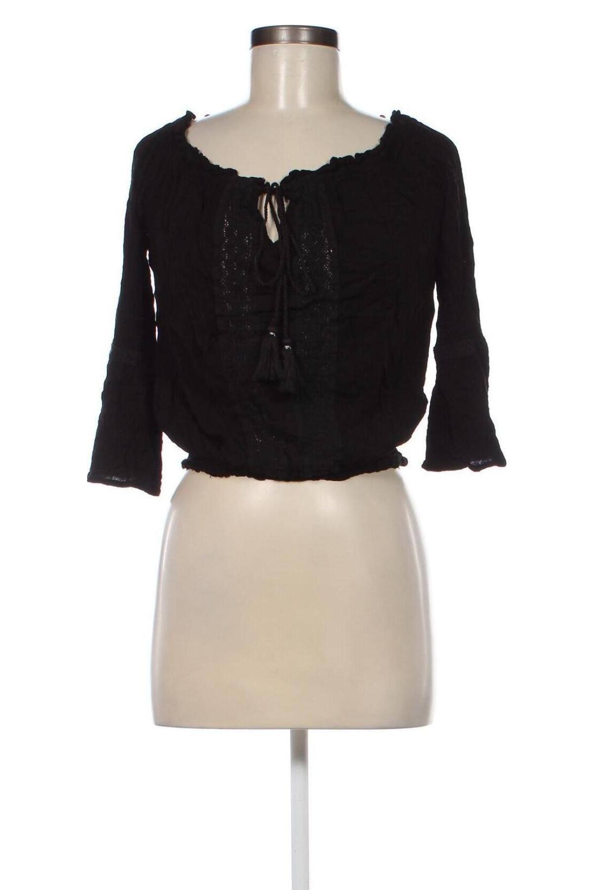 Γυναικεία μπλούζα Amisu, Μέγεθος M, Χρώμα Μαύρο, Τιμή 2,47 €