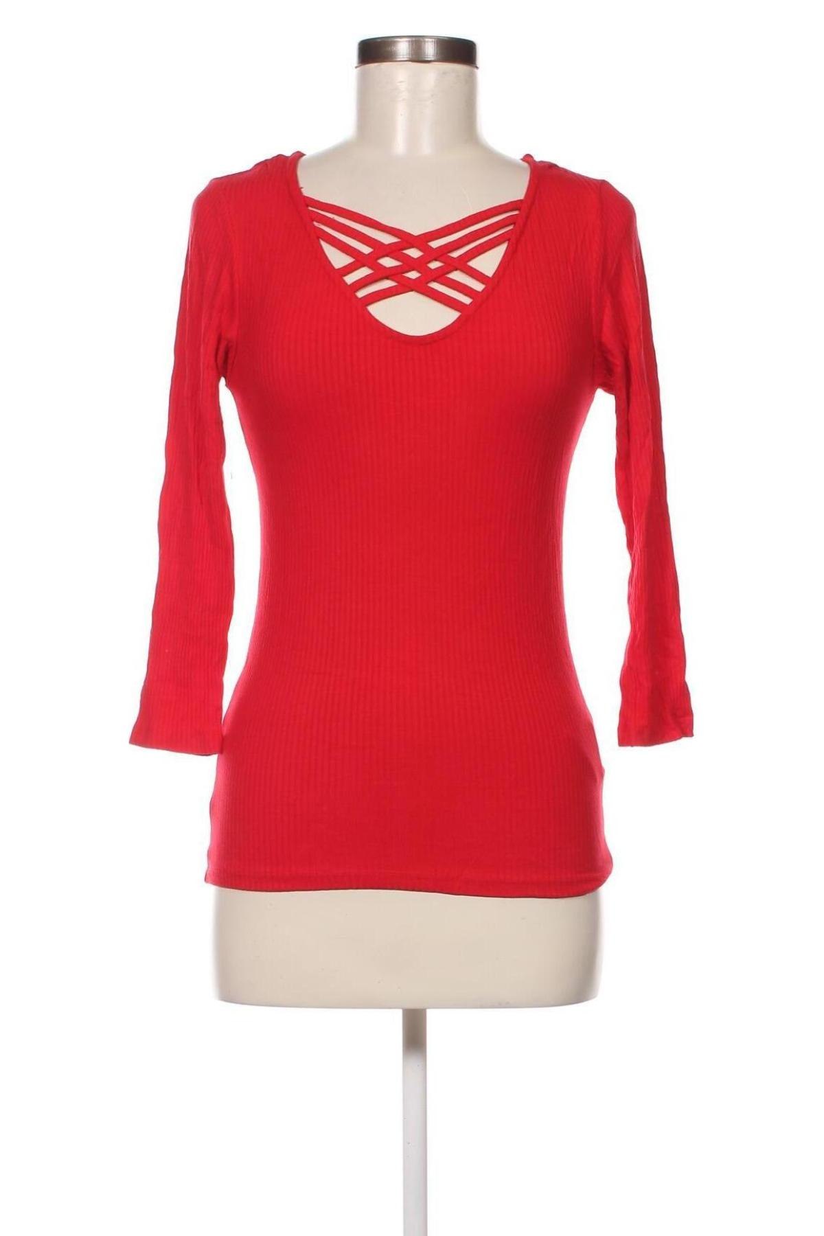 Дамска блуза Amisu, Размер M, Цвят Червен, Цена 19,00 лв.