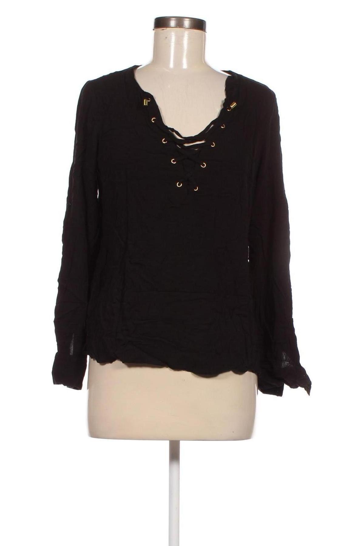 Γυναικεία μπλούζα Ashley Brooke, Μέγεθος M, Χρώμα Μαύρο, Τιμή 3,41 €