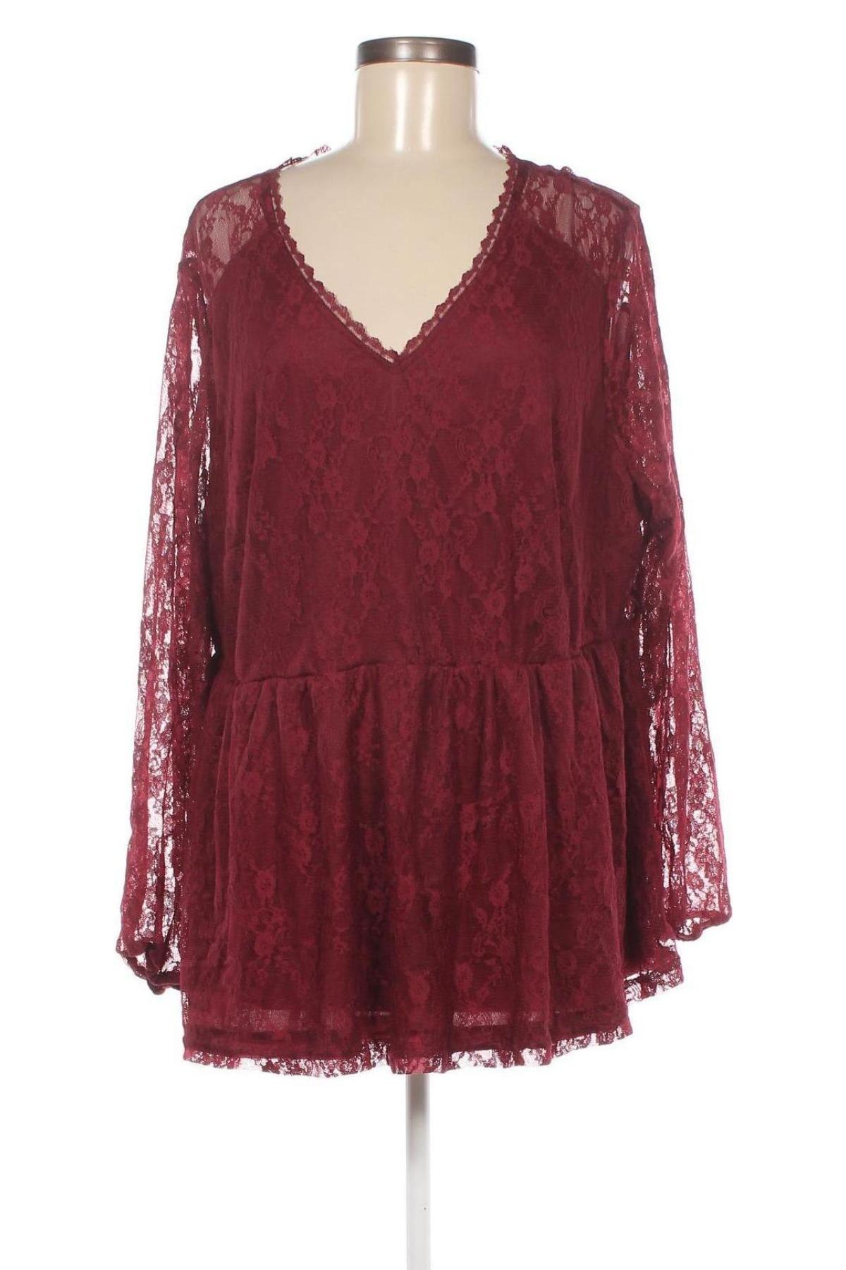 Γυναικεία μπλούζα BloomChic, Μέγεθος XXL, Χρώμα Κόκκινο, Τιμή 19,60 €