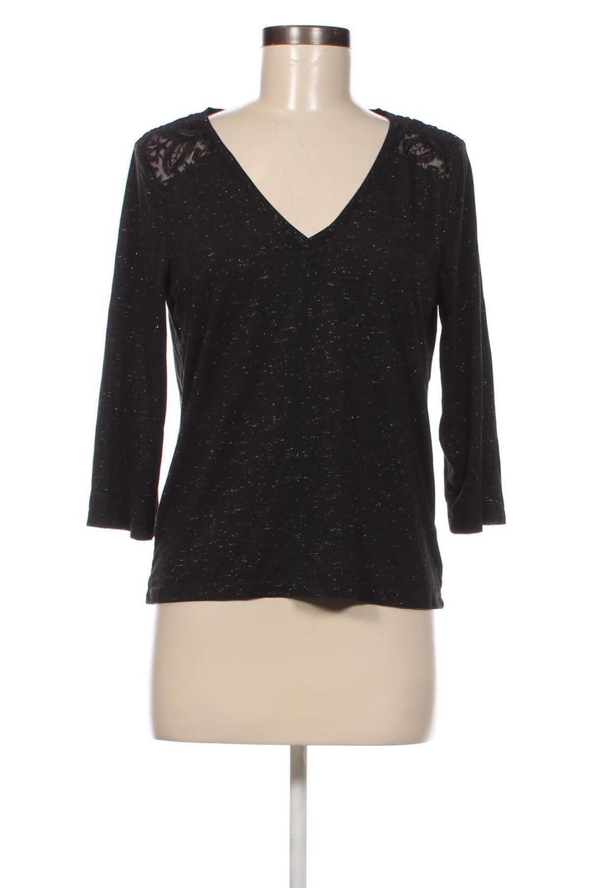 Γυναικεία μπλούζα Cache Cache, Μέγεθος S, Χρώμα Μαύρο, Τιμή 3,29 €