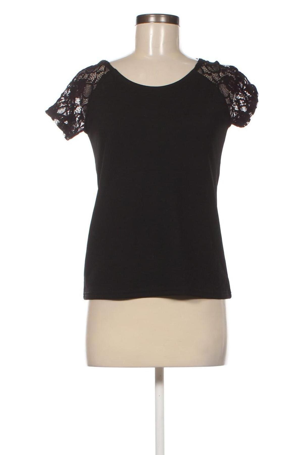 Γυναικεία μπλούζα Cache Cache, Μέγεθος S, Χρώμα Μαύρο, Τιμή 11,75 €