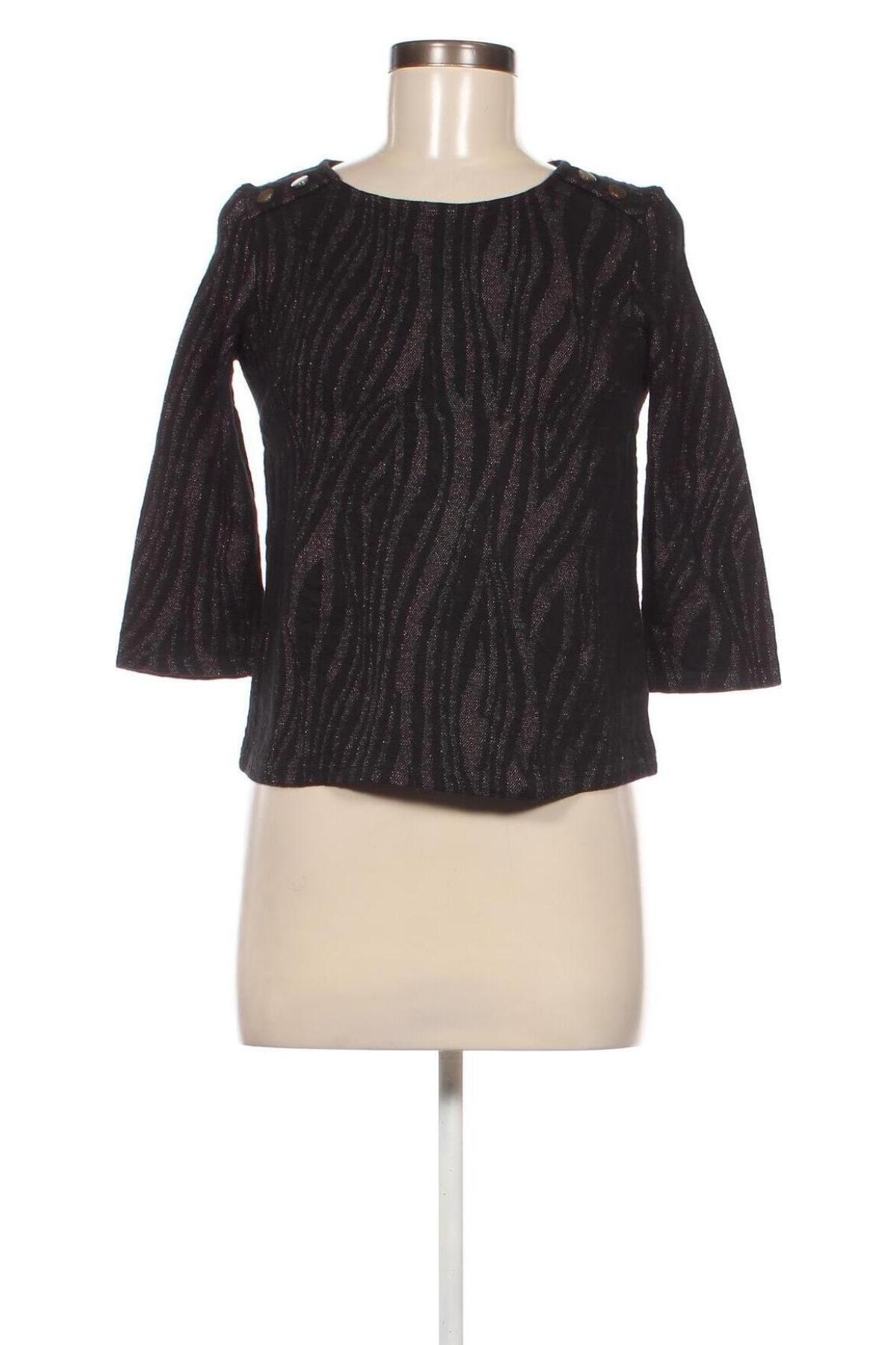 Γυναικεία μπλούζα Camaieu, Μέγεθος S, Χρώμα Μαύρο, Τιμή 2,35 €