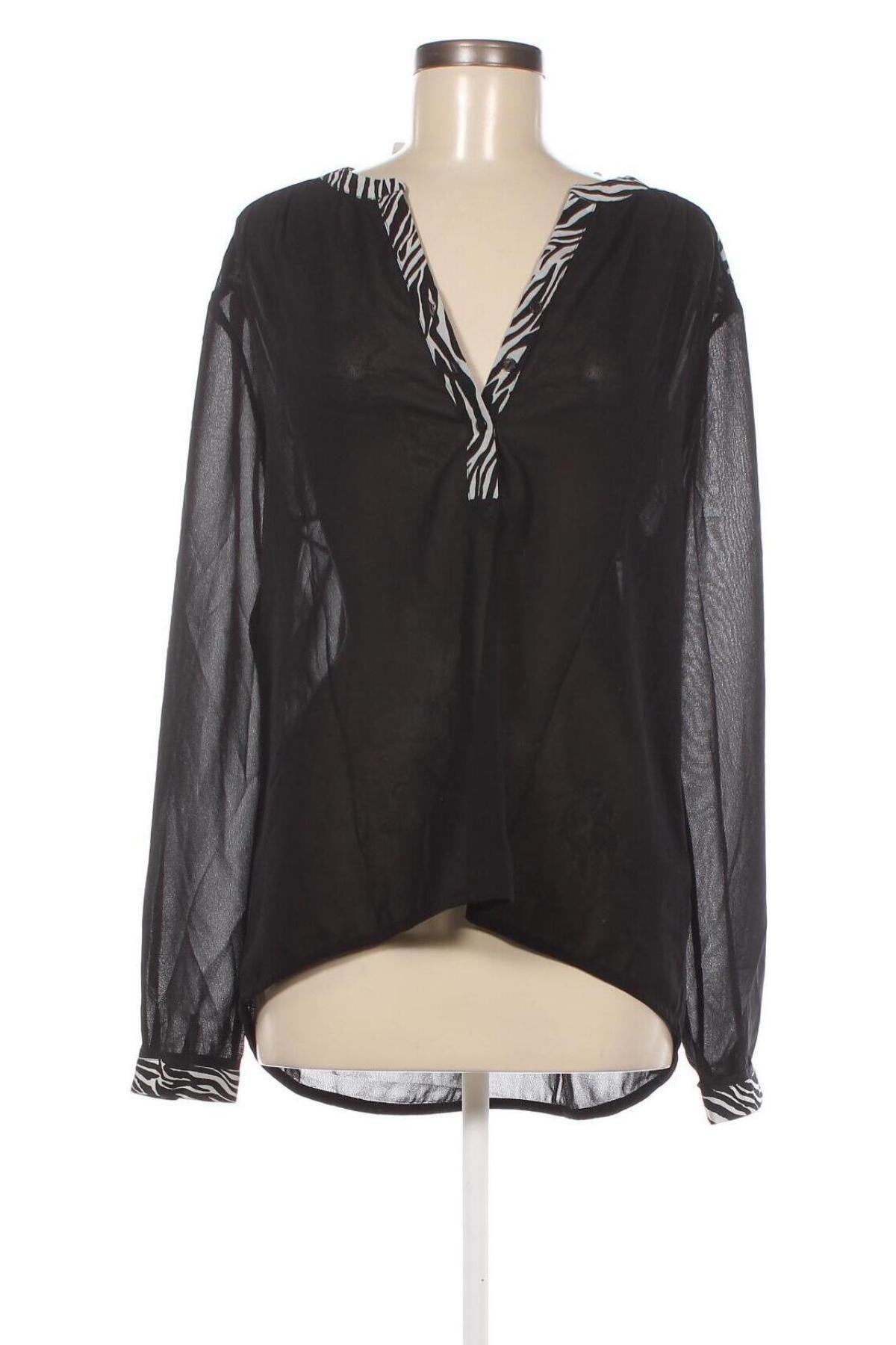 Дамска блуза City life, Размер XL, Цвят Черен, Цена 5,70 лв.