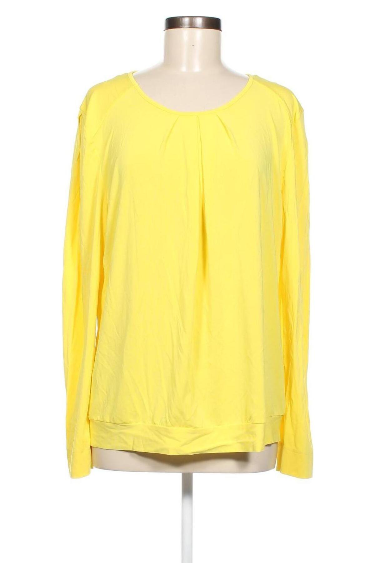 Γυναικεία μπλούζα Claudia Strater, Μέγεθος XL, Χρώμα Κίτρινο, Τιμή 18,93 €