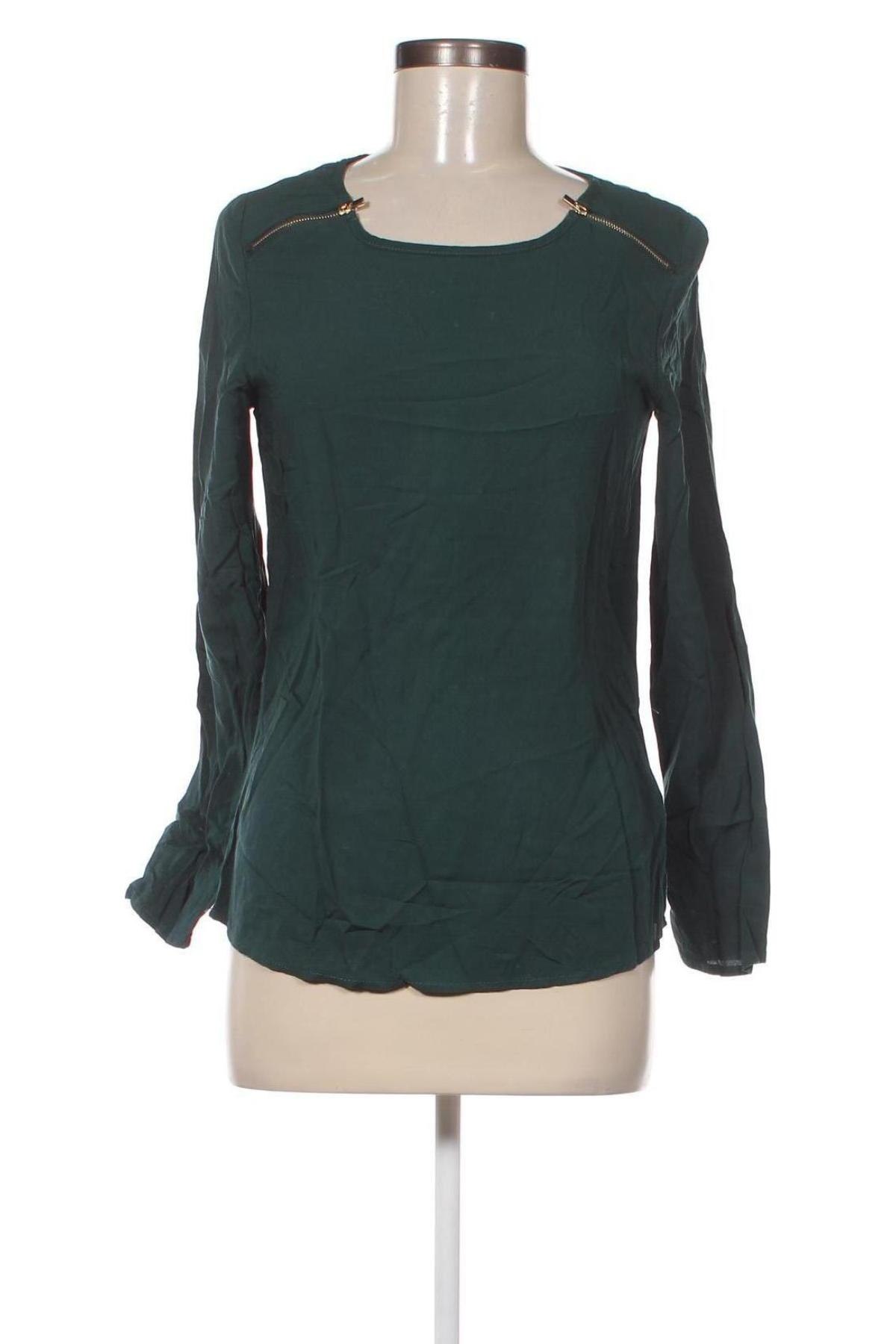 Γυναικεία μπλούζα Colloseum, Μέγεθος S, Χρώμα Πράσινο, Τιμή 2,68 €