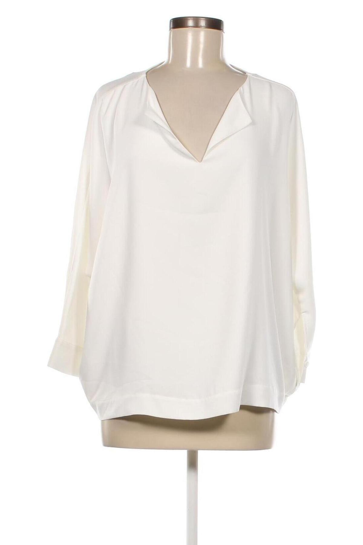 Γυναικεία μπλούζα Comma,, Μέγεθος XL, Χρώμα Λευκό, Τιμή 18,93 €