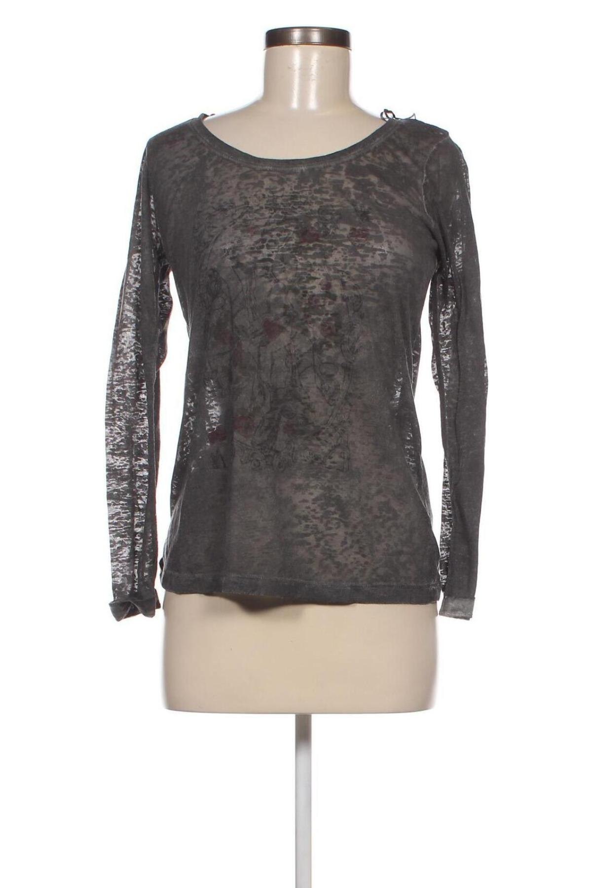 Γυναικεία μπλούζα DDP, Μέγεθος S, Χρώμα Γκρί, Τιμή 4,31 €