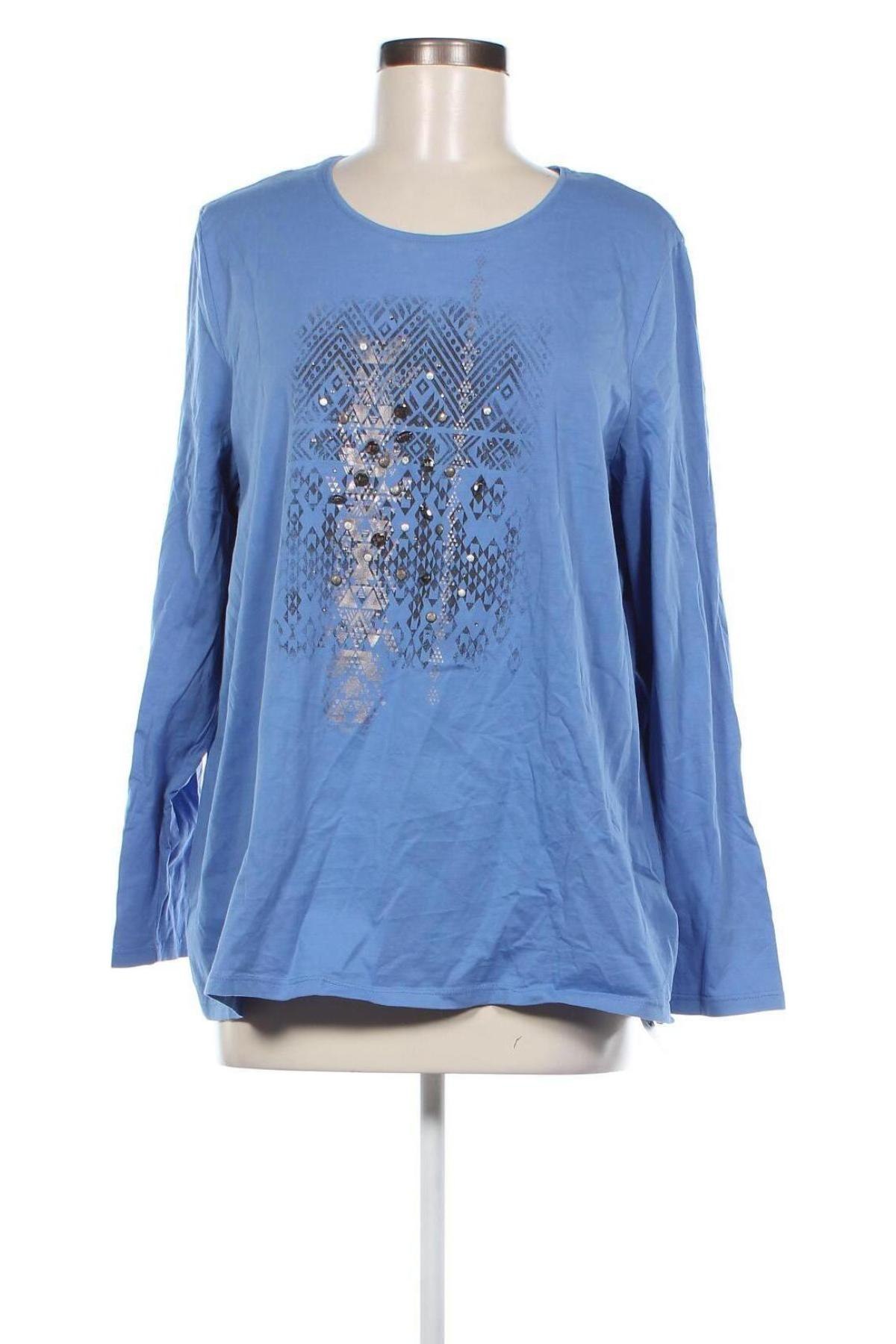 Γυναικεία μπλούζα G.W., Μέγεθος XL, Χρώμα Μπλέ, Τιμή 18,93 €